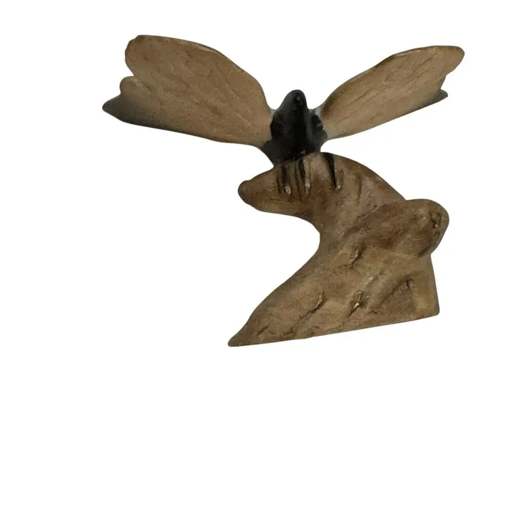 Enesco Maruri Masterpiece Butterfly On A Log Figurine Bone China 1979